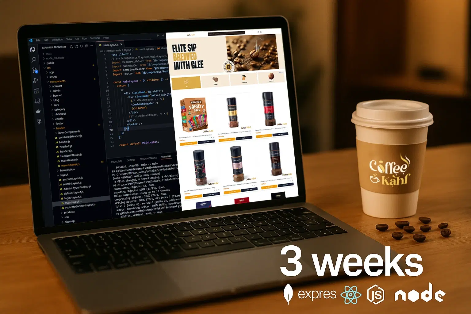 Building Coffee Kahf: How I Created an E-commerce Platform in 3 Weeks with MERN Stack